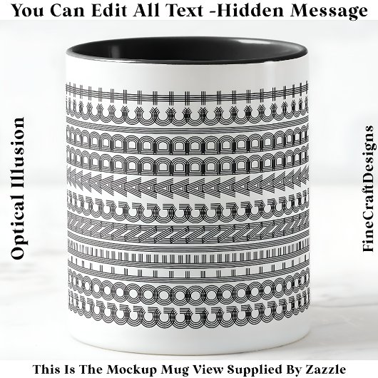 Mug Addict de golf Message caché Amusant nouveauté 111