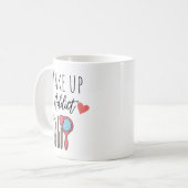 Mug Addict drôle de maquillage (Devant gauche)