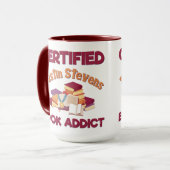 Mug Addict du livre de Dustin Stevens certifié (Devant gauche)