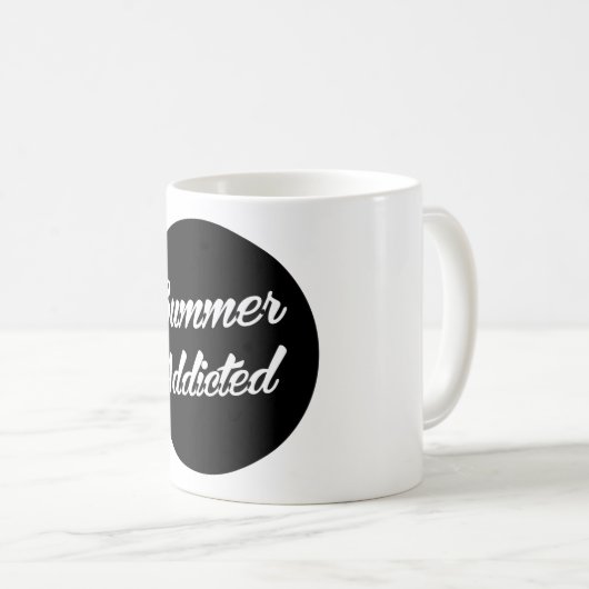 Mug Addicted de Summer (Devant droit)