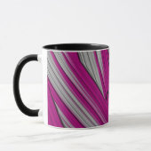 Mug ADDISON ~ Zany 3D ~ rose et gris (Gauche)