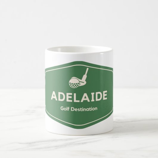 Mug Adélaïde Australie - Golf Course Destination Logo (Centre)