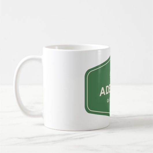 Mug Adélaïde Australie - Golf Course Destination Logo (Gauche)