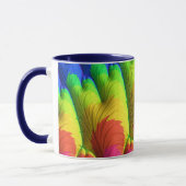 Mug ADELE ~ 3D Fractal ~ rose, jaune rouge et bleu (Gauche)