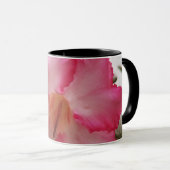 Mug Adenium rose fleurs blanches fleurs florales natur (Devant droit)
