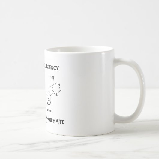 Mug Adénosine triphosphate moléculaire de devise (Droite)
