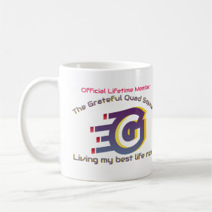 Mug adhésion à vie de la mule violet foncé