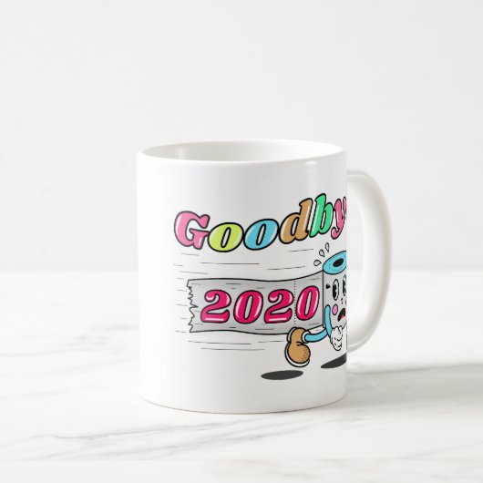 Mug Adieu 2020 - C’est enfin terminé (Devant droit)