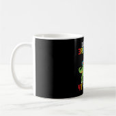Mug Adieu 3e année Bonjour 4e année T Rex Dinosaur (Gauche)