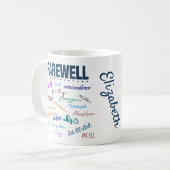 Mug Adieu adieu départ (Devant gauche)