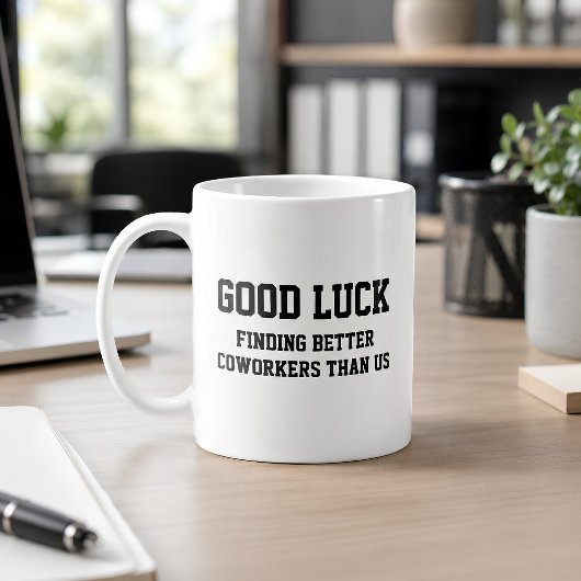 Mug Adieu drôle de collègue