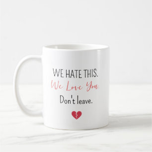 Mug Adieu Émotionnel Collègue Ne Partez Pas