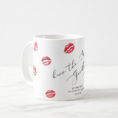 Mug Adieu enterrement de vie de jeune fille Kiss the M (Devant gauche)