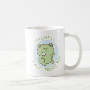 Mug Adieu Grenouille qui Pleure Je ne t'oublierai pas