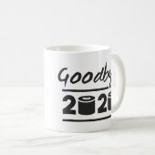 Mug Adieu papier toilette 2020 - c’est fini (Devant droit)