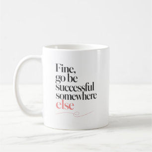 Mug Adieu sarcastique à un collègue pour un nouvel emp