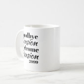 Mug Adieu Tension Bienvenue Retraite Cadeau (Devant gauche)