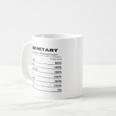 Mug Adjoint secrétaire Administrateur cool (Devant gauche)