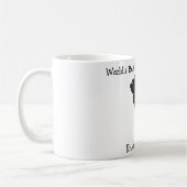 Mug Adjointe en médecine féminine mignonne - Noir / Af (Gauche)