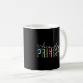 Mug Adjointe principale des femmes Retro Boho Cheetah  (Devant droit)