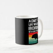 Mug Admettre Que La Vie Serait Ennuyeux Sans Manatee F (Devant droit)