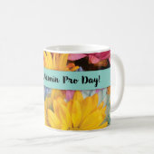 Mug Admin Pro Day Merci Gerbera Daisies (Devant droit)