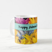 Mug Admin Pro Day Merci Gerbera Daisies (Devant gauche)
