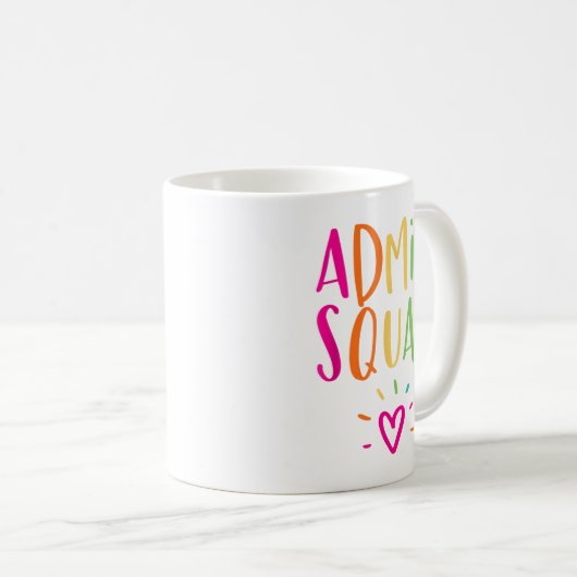 Mug Admin Squad Administrateur Appréciation School Adm (Devant droit)