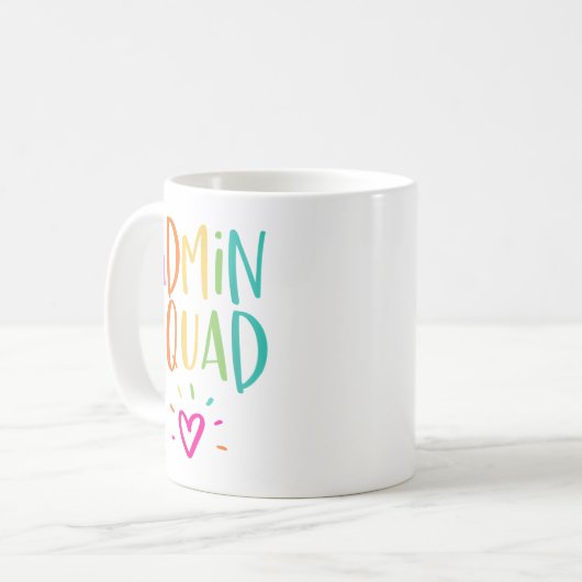 Mug Admin Squad Administrateur Appréciation School Adm (Devant gauche)