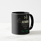 Mug Administrateur Administrateur IT Sysadmin Informat (Devant droit)