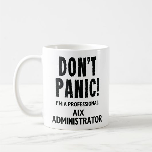 Mug Administrateur AIX (Gauche)