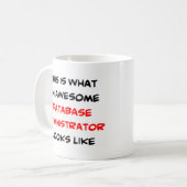Mug administrateur de base de données génial (Devant gauche)