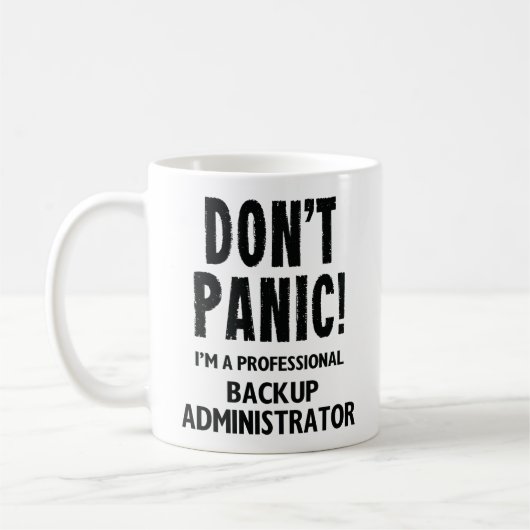 Mug Administrateur de sauvegarde (Gauche)