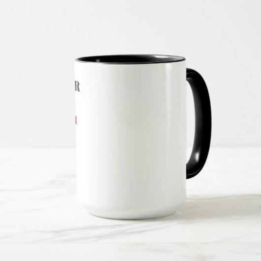 Mug Administrateur uniquement parce que miracle (Devant droit)