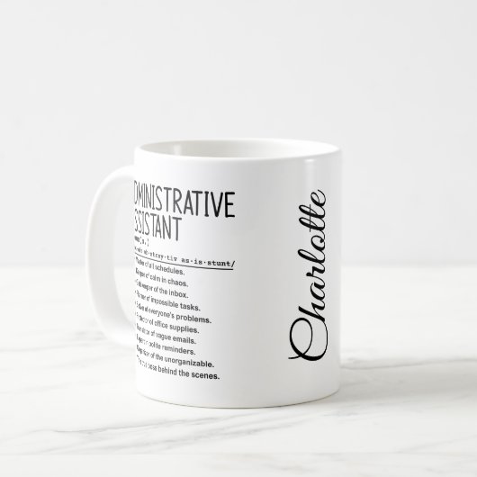 Mug Administrative assistant (Devant gauche)
