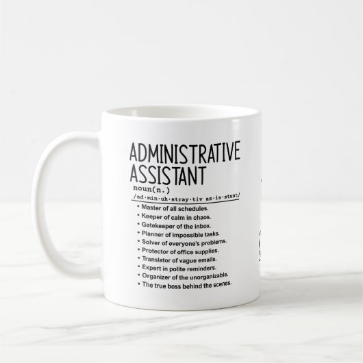 Mug Administrative assistant (Gauche)