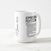 Mug Administrative professional (Devant droit)