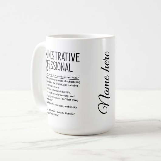 Mug Administrative professional (Devant gauche)