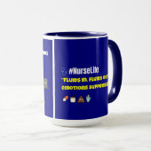Mug Administré 2mg. Maintenant, je fais le ménage. (Devant droit)