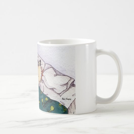 Mug Administrer le carlin à la cuillère (Droite)