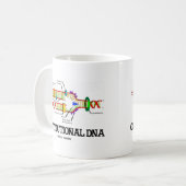 Mug ADN constitutionnelle (reproduction d'ADN) (Devant gauche)