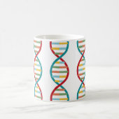 Mug ​ ADN ​ Mid Century Moderne Biologie STEM Blancs (Centre)