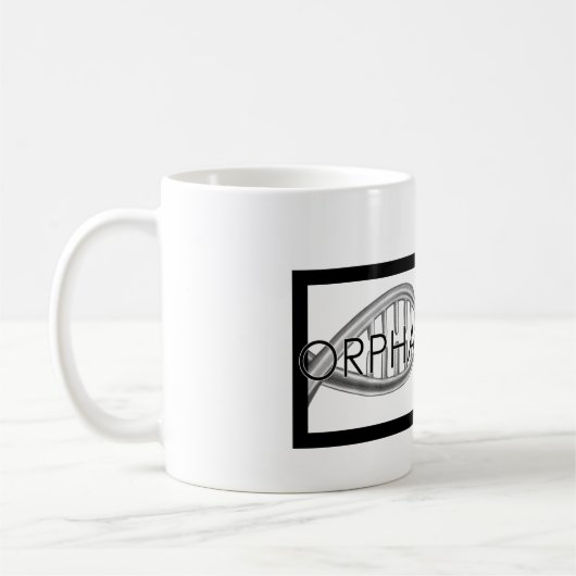 Mug ADN tirée par la main (Gauche)