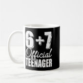 Mug ado de 13 ans six seven meme 67 anniversaire  (Gauche)