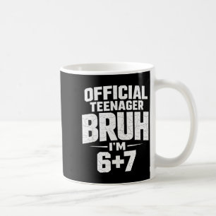Mug Adolescent Bruh j'ai 67 ans Funny 13 Anniversaire