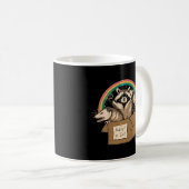 Mug Adopter Chats Interdits Dans Box Raccoon Skunks Po (Devant droit)