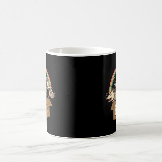 Mug Adopter Chats Interdits Dans Box Raccoon Skunks Po (Centre)