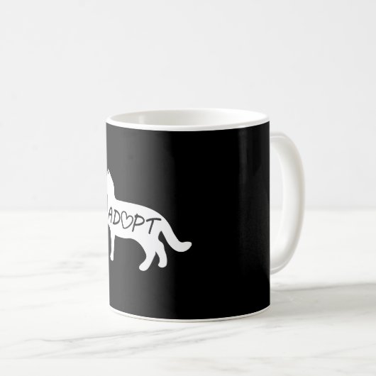 Mug Adopter le chat (Devant droit)