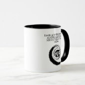 Mug Adopter le mathématicien intérieur Résoudre tout (Devant droit)