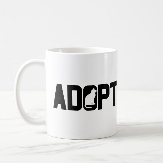 Mug Adopter les animaux (Gauche)